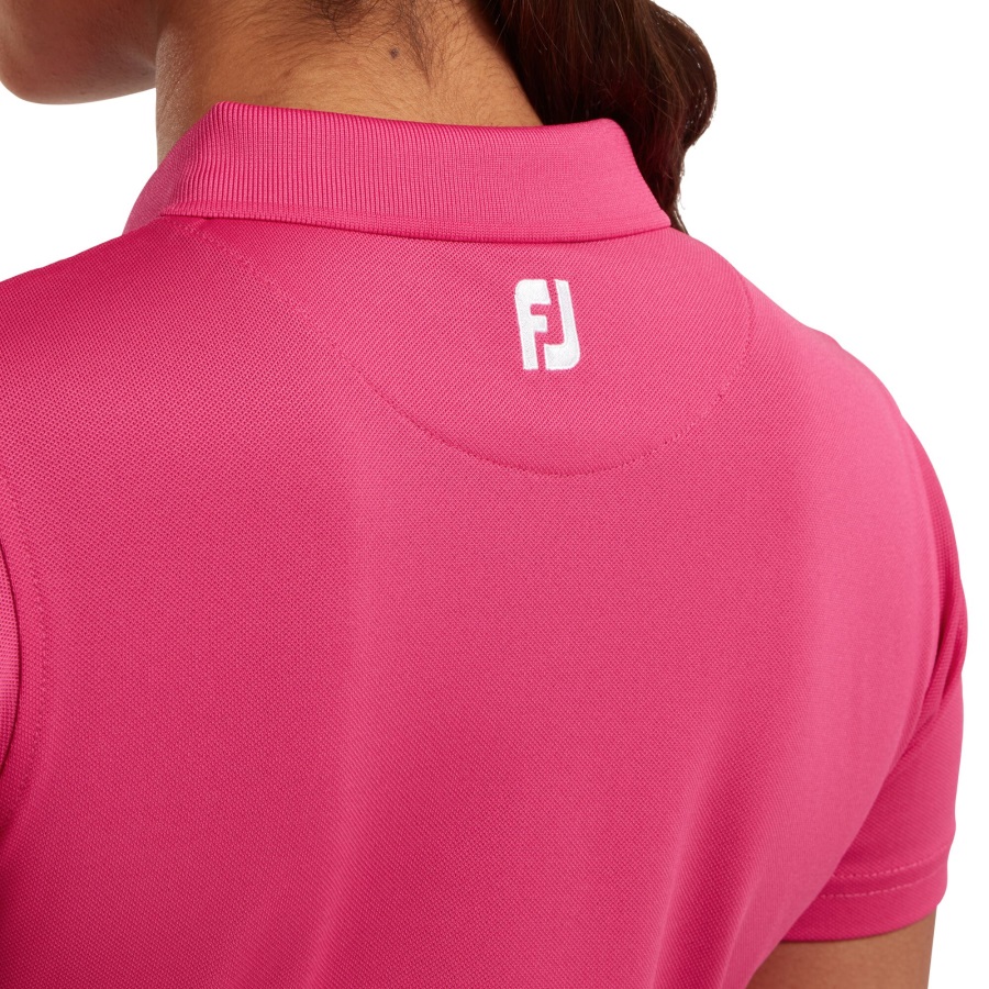 Stretch Pique Solid Women Berry Footjoy