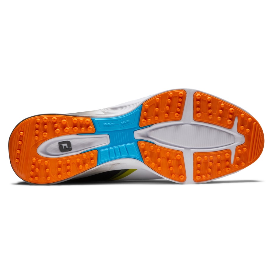 White-Black-Orange FJ Fuel Footjoy