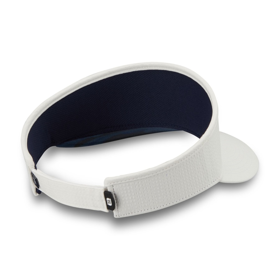 Footjoy White Seersucker Visor