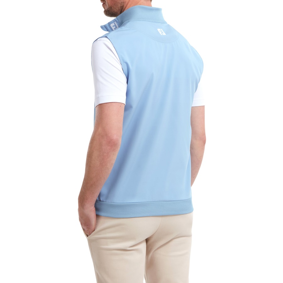 Footjoy Stretch Woven Vest Dusk Blue