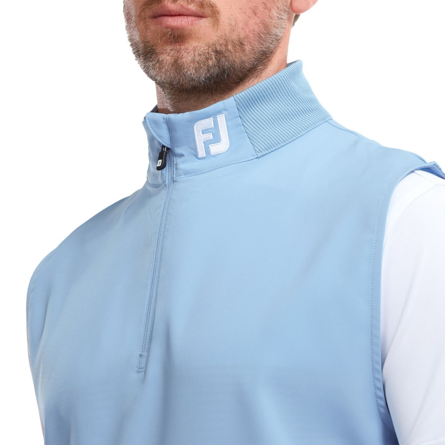 Footjoy Stretch Woven Vest Dusk Blue
