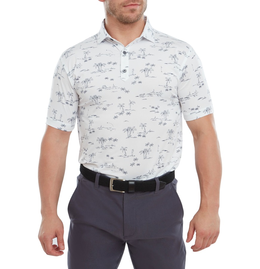 Tropic Golf Lisle Footjoy White-Navy