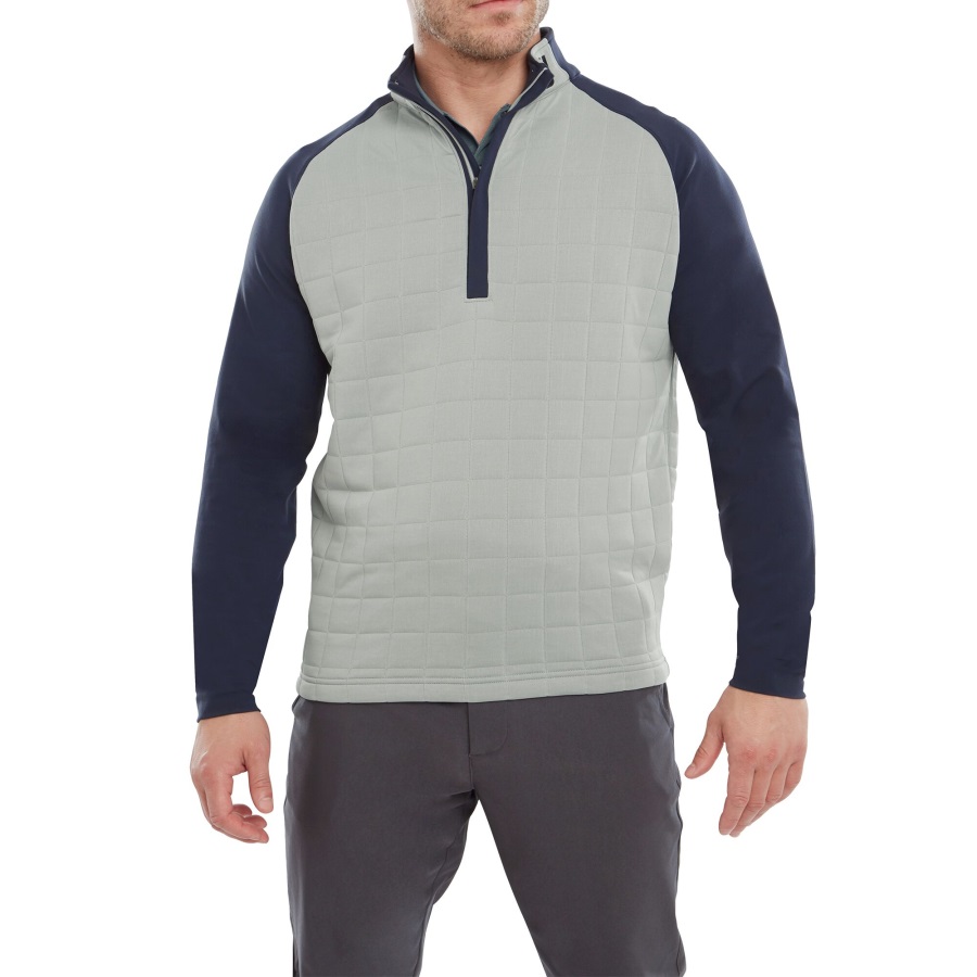 Quilted Jacquard Chill-Out XP Grey-Navy Footjoy