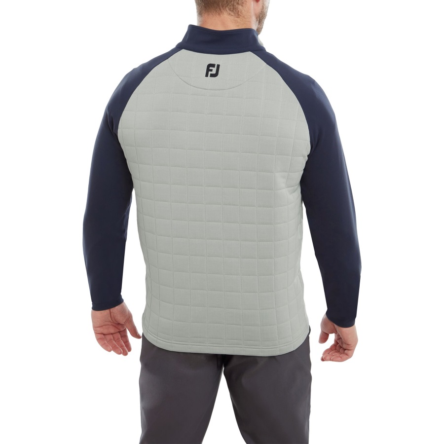 Quilted Jacquard Chill-Out XP Grey-Navy Footjoy
