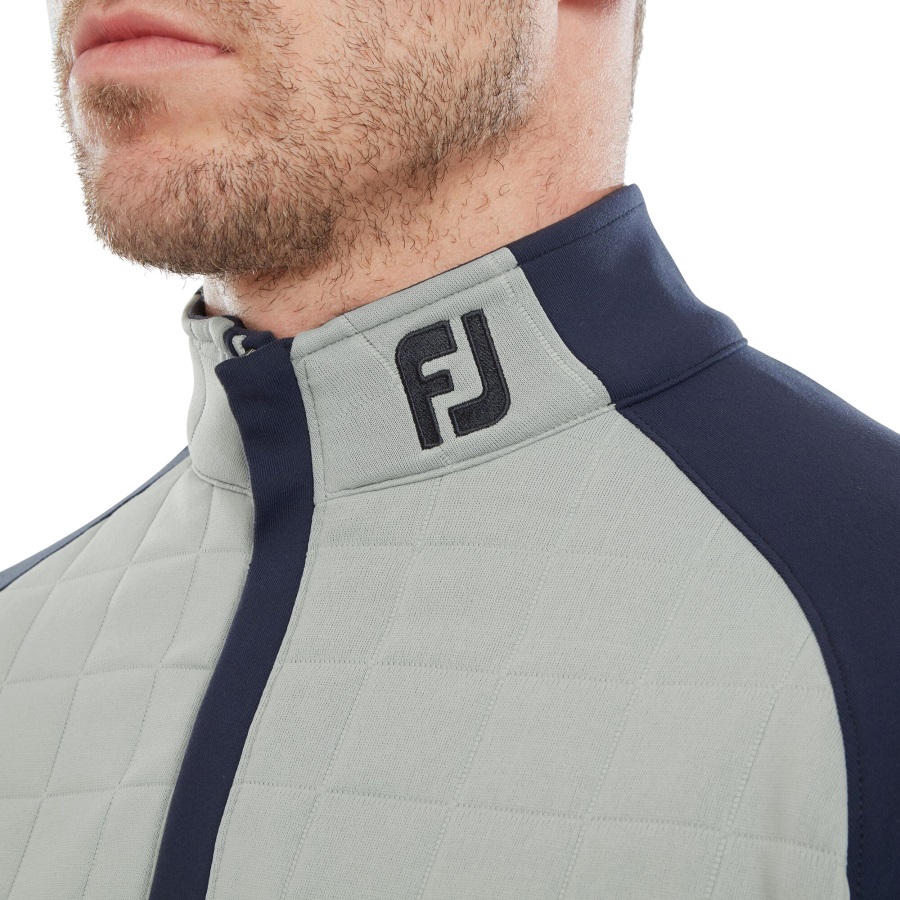 Quilted Jacquard Chill-Out XP Grey-Navy Footjoy