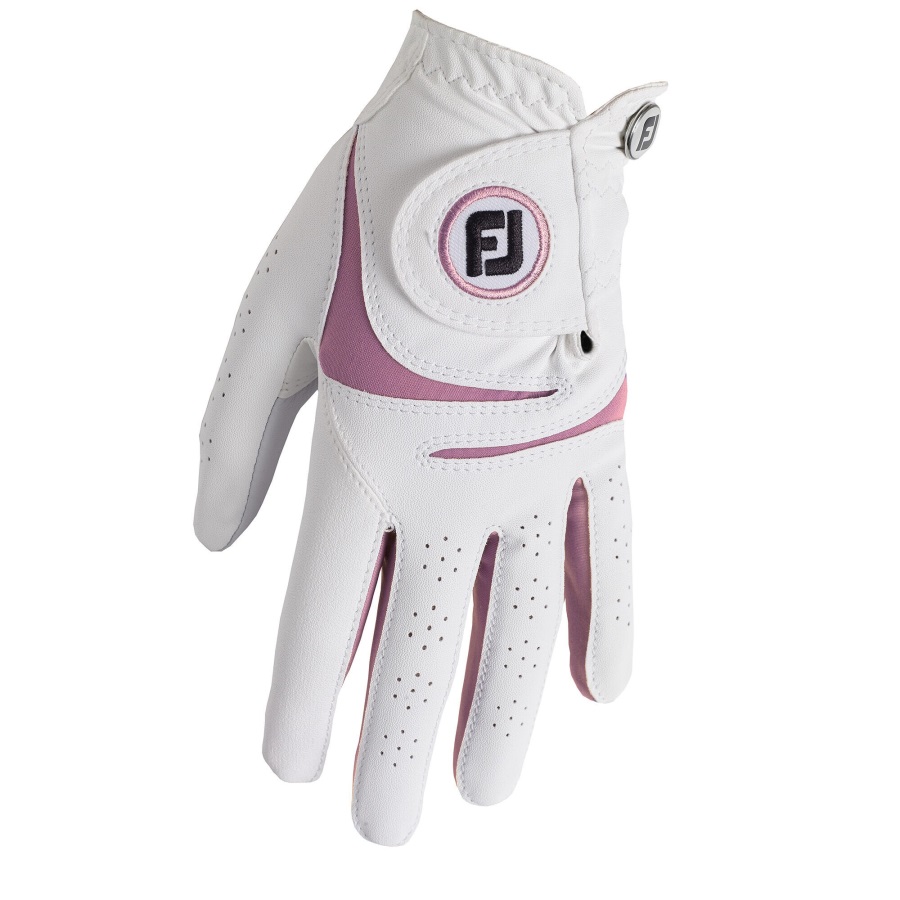 WeatherSof Women Footjoy White-Pink