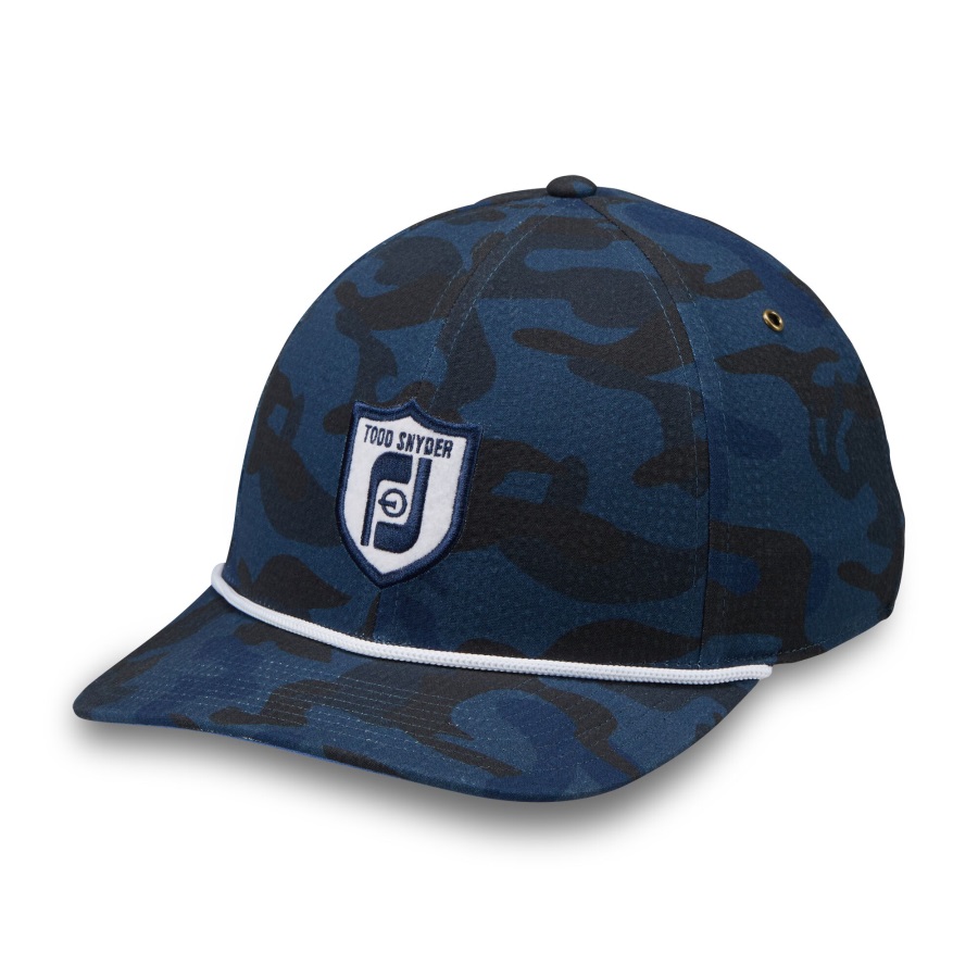 Footjoy Seersucker Rope Cap Blue Camo