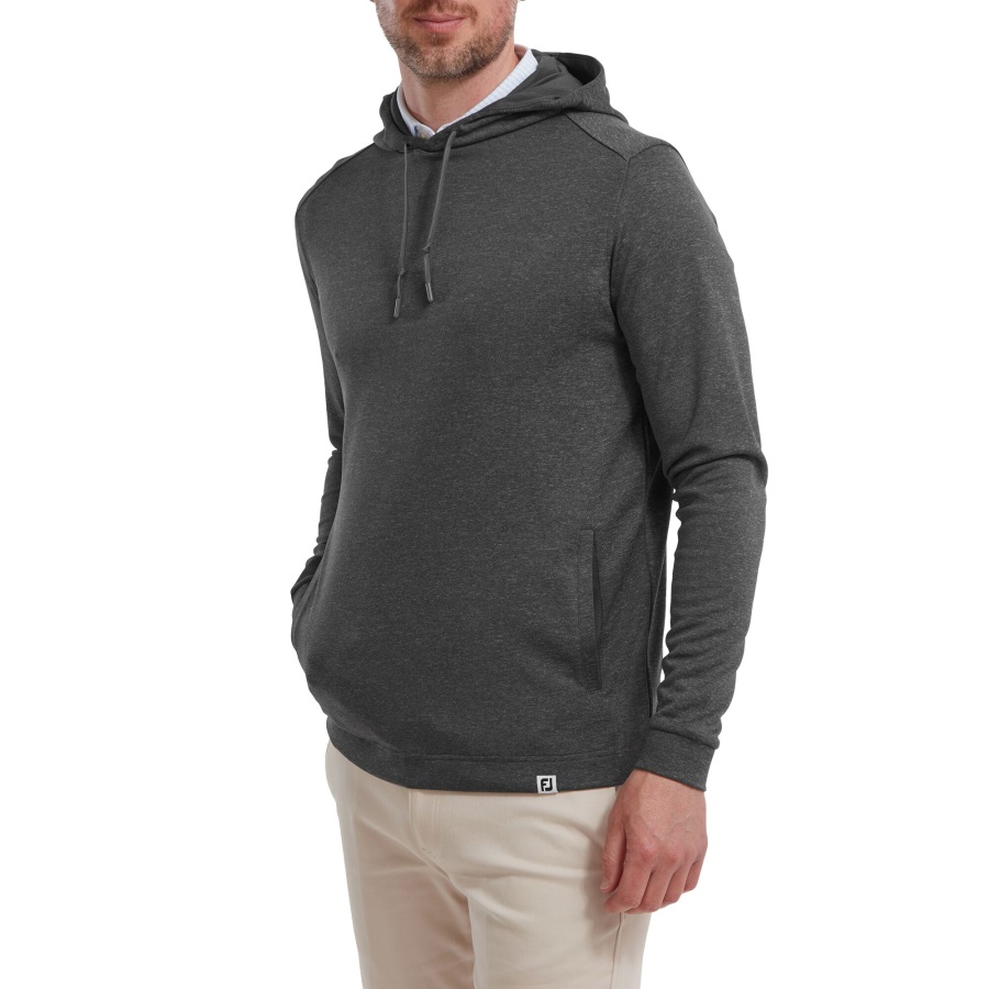 Footjoy Heather Charcoal Lightweight Hoodie
