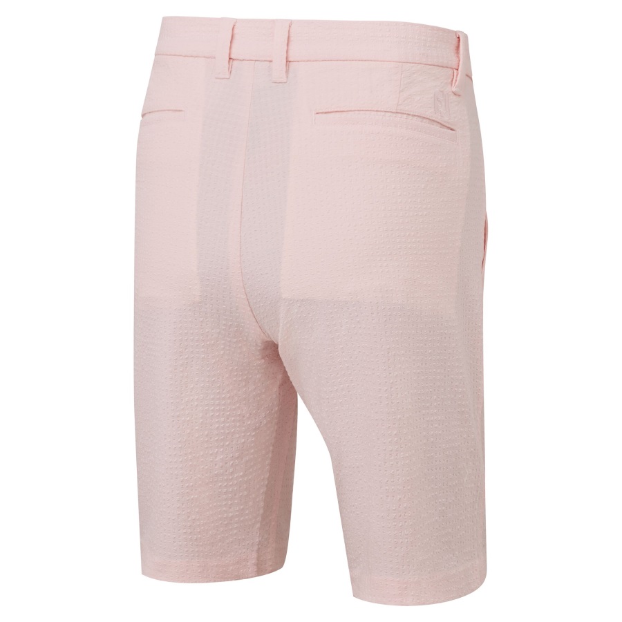 Footjoy Pink Performance Seersucker Shorts