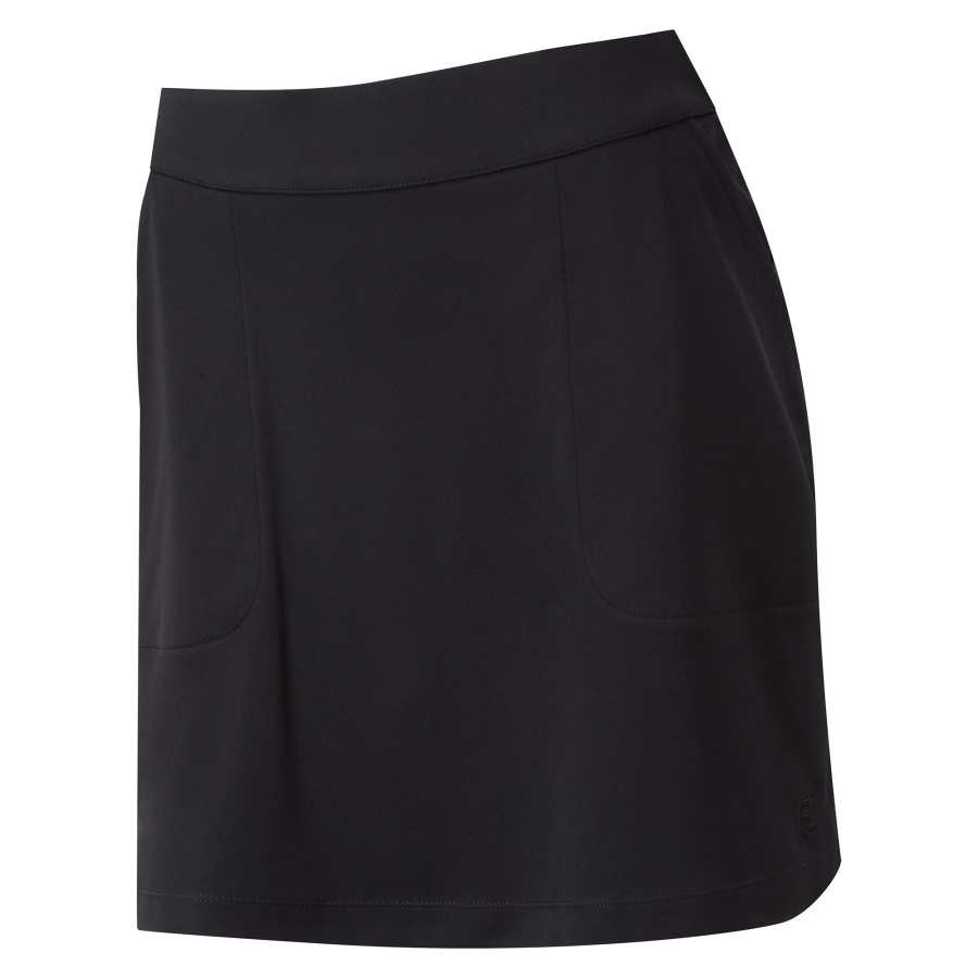 Black Interlock Stretch Skort Footjoy