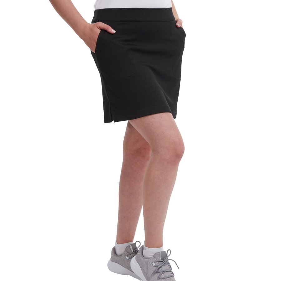 Black Interlock Stretch Skort Footjoy