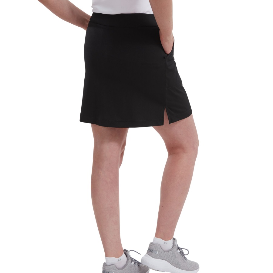 Black Interlock Stretch Skort Footjoy