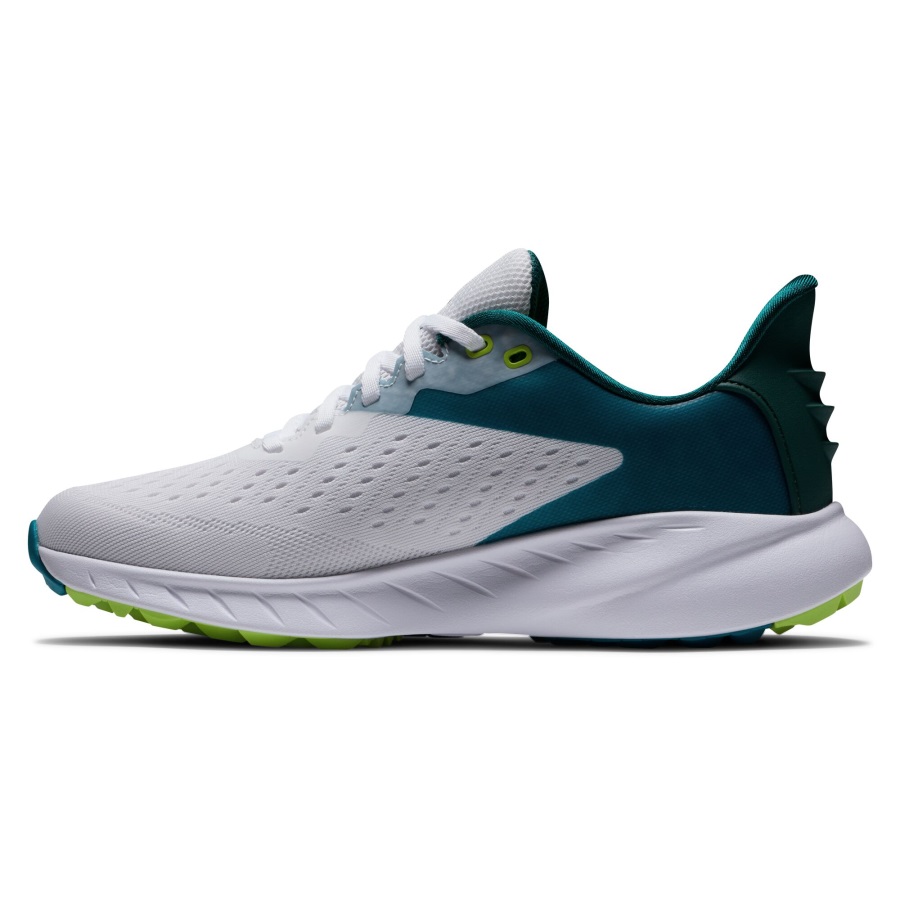 Footjoy White-Teal-Lime Flex XP Women