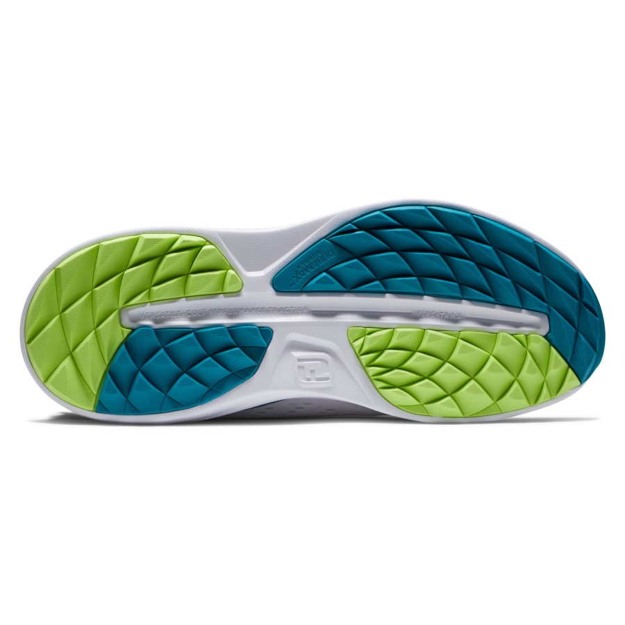 Footjoy White-Teal-Lime Flex XP Women