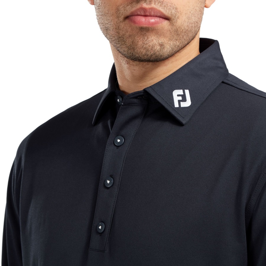 Footjoy Navy Long Sleeve Thermocool Self Collar