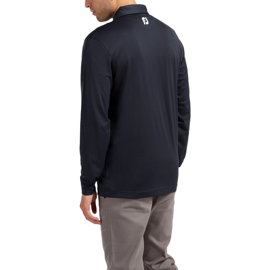 Long Sleeve Thermocool Self Collar Footjoy Navy
