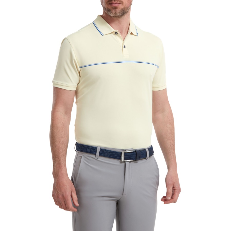 Small Details Pique Footjoy Yellow