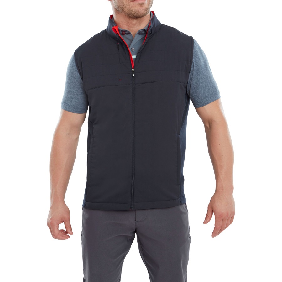 Black FJ Hybrid Vest Footjoy
