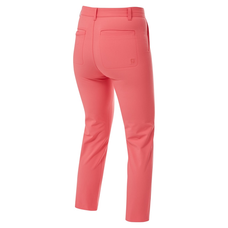 Footjoy Bright Coral Stretch Cropped Pants