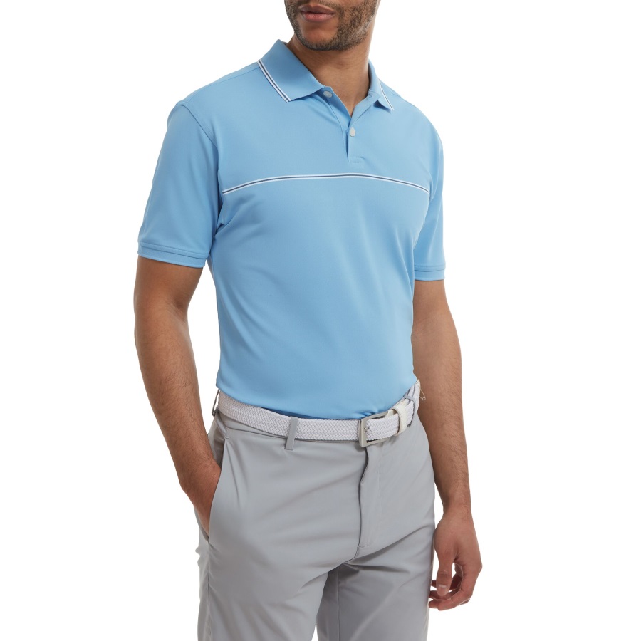 Small Details Pique Dusk Blue Footjoy