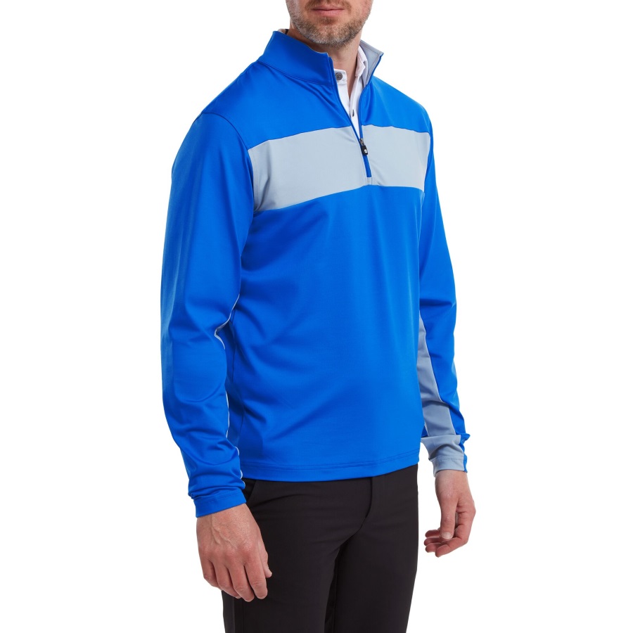 Blue-Grey Engineered Chest Stripe Chill-Out Footjoy