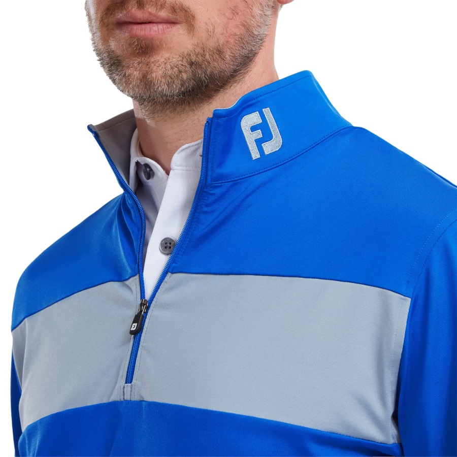 Blue-Grey Engineered Chest Stripe Chill-Out Footjoy