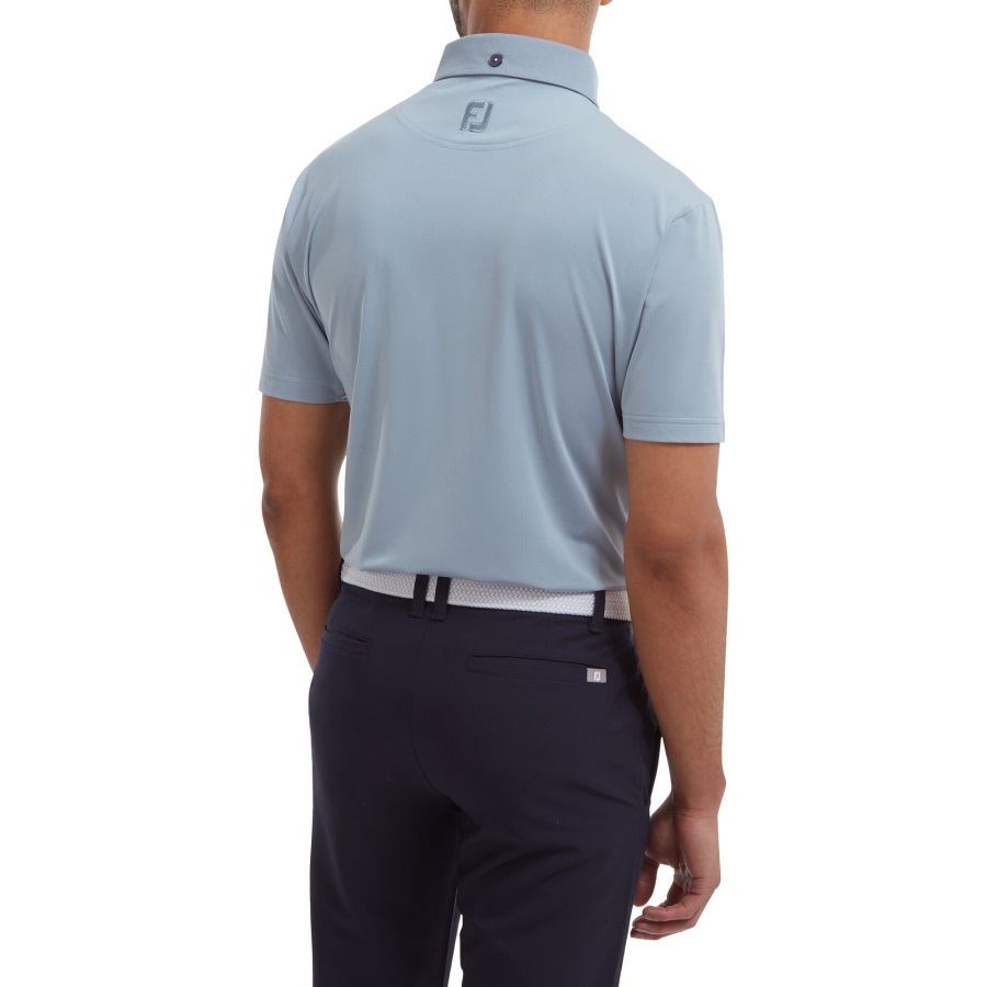 Footjoy Grey Tonal Trim Solid with Pocket Lisle