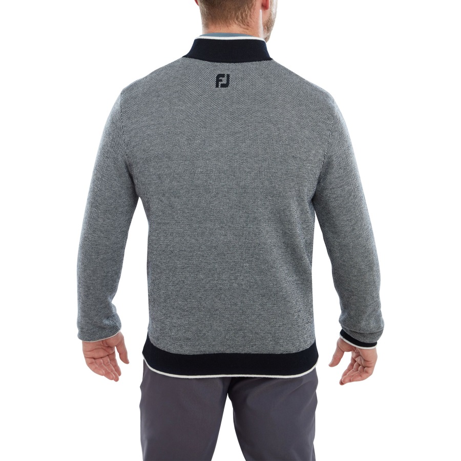 Navy Full-Zip Lined Pullover Footjoy