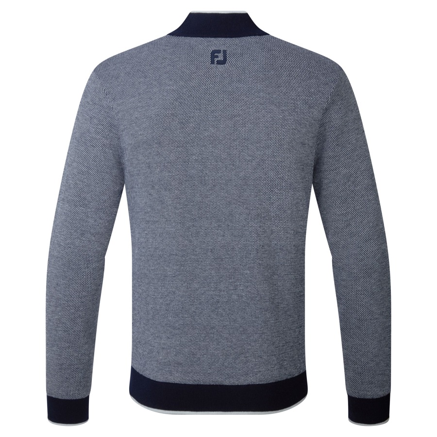 Navy Full-Zip Lined Pullover Footjoy