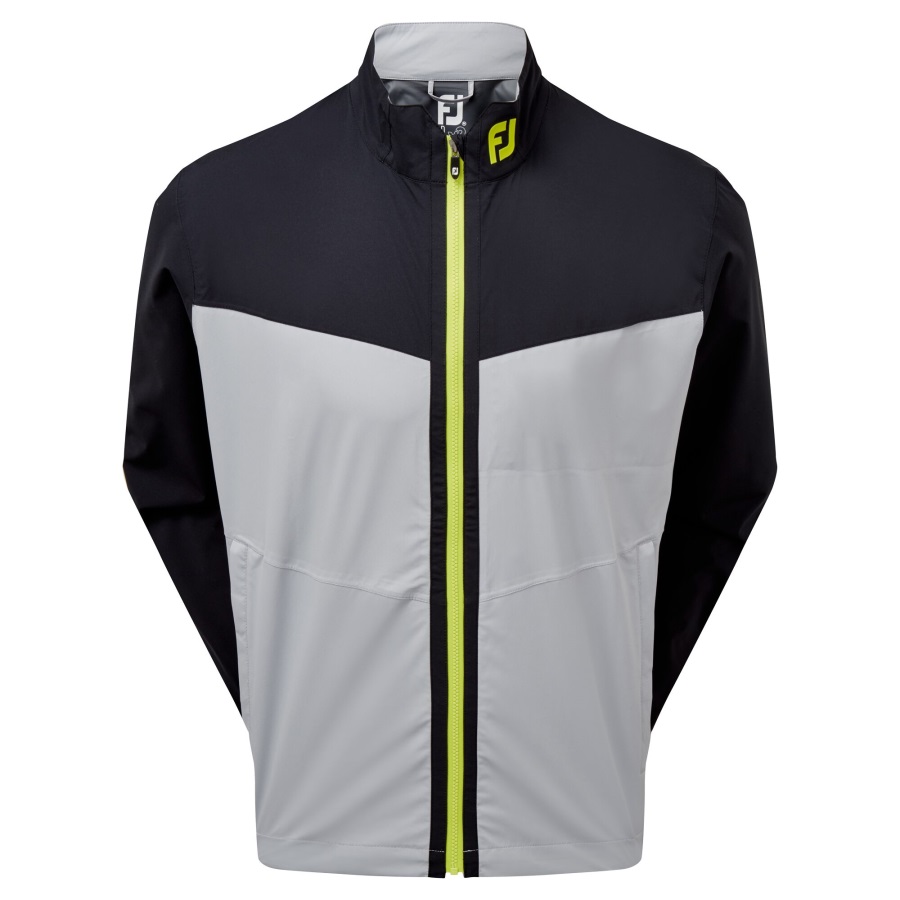 FJ HydroLite Jacket Black-Grey-Lime Footjoy