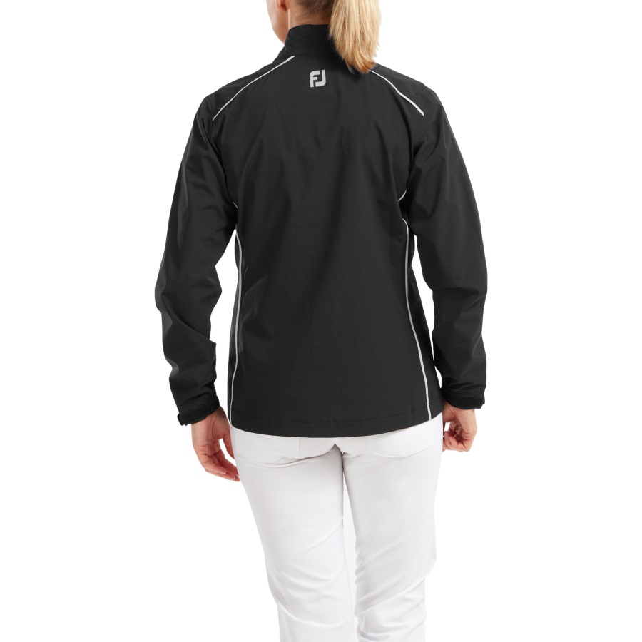 Black-Silver Footjoy FJ Hydrolite V2 Rain Jacket Women