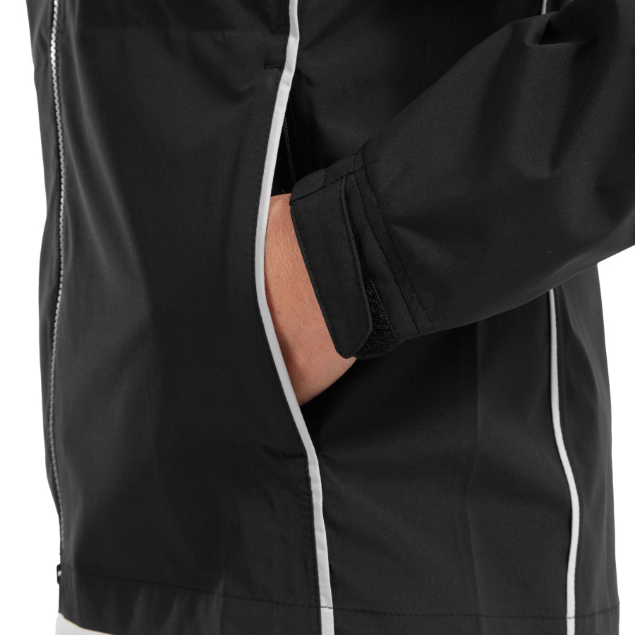 Black-Silver Footjoy FJ Hydrolite V2 Rain Jacket Women