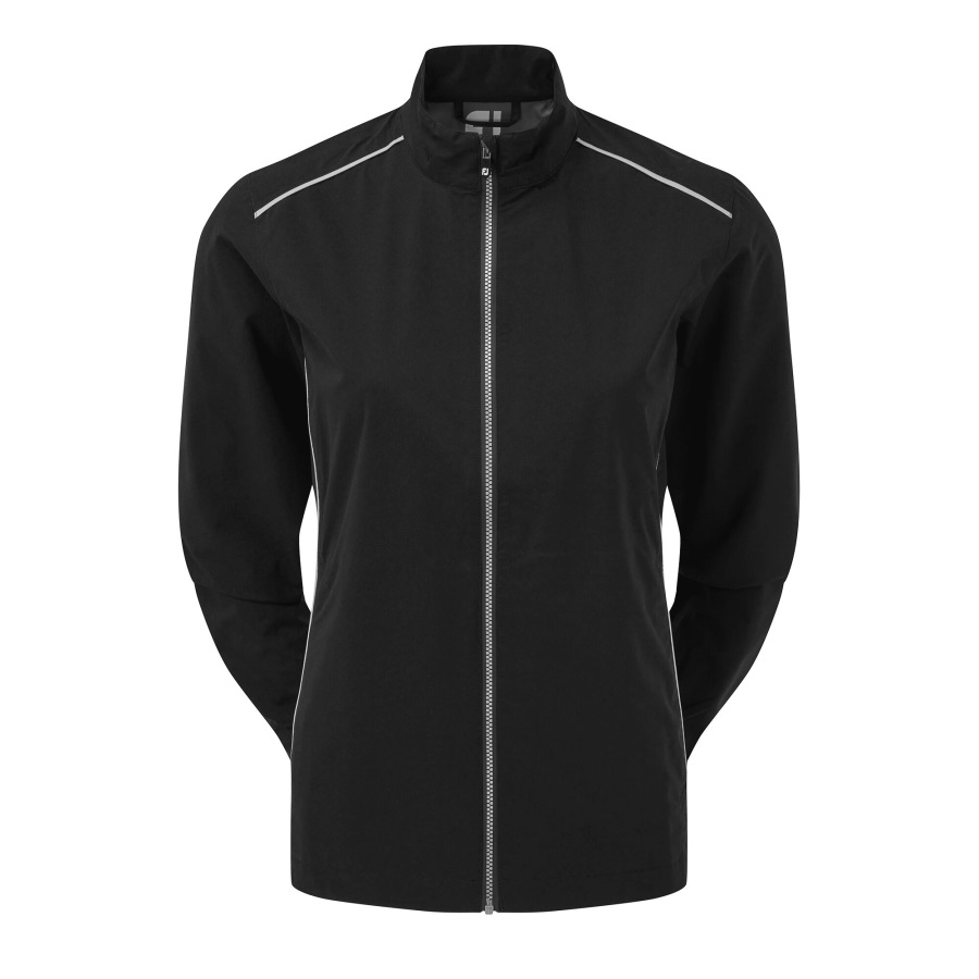 Footjoy Black-Silver FJ Hydrolite V2 Rain Jacket Women