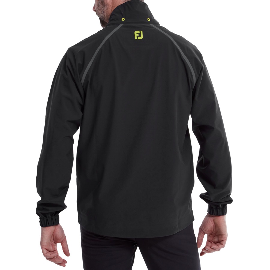 Black-Charcoal-Lime FJ HydroTour Jacket Footjoy