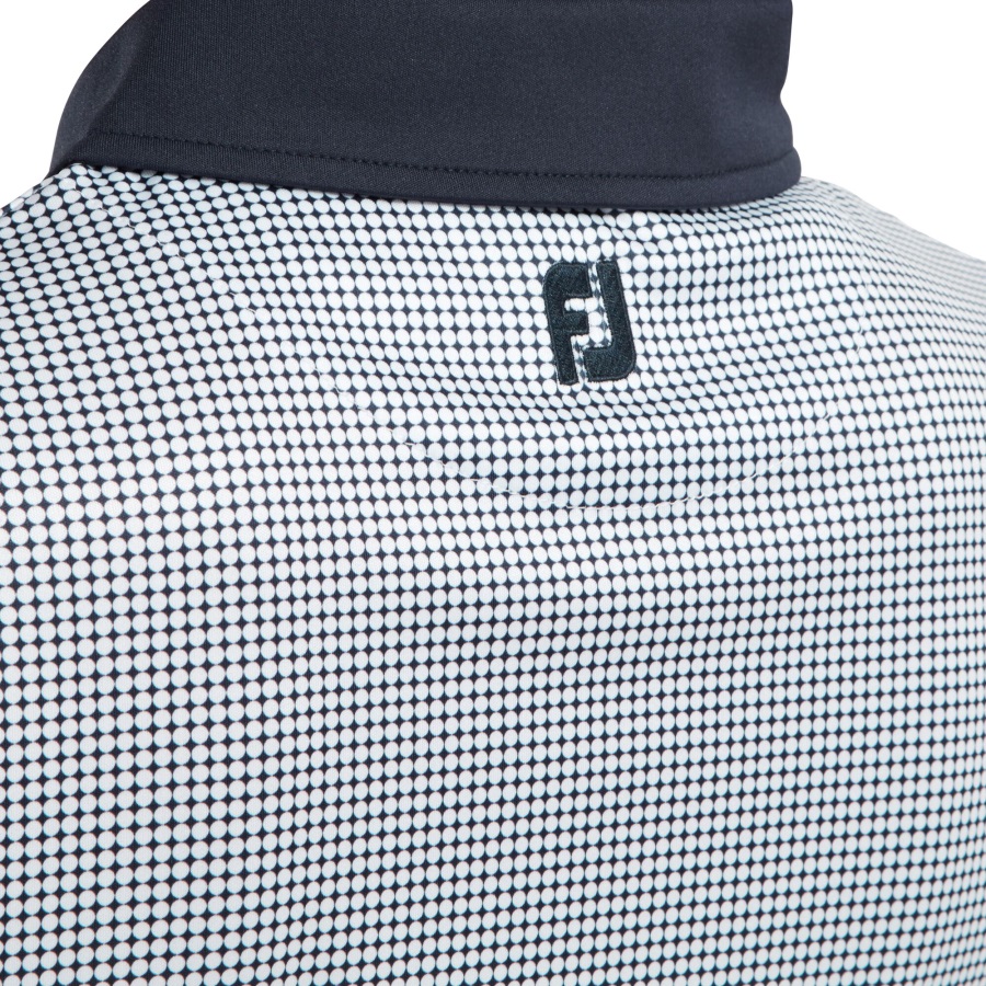 Footjoy Navy Women's Lisle Sleeveless Shirt with Neck Trim