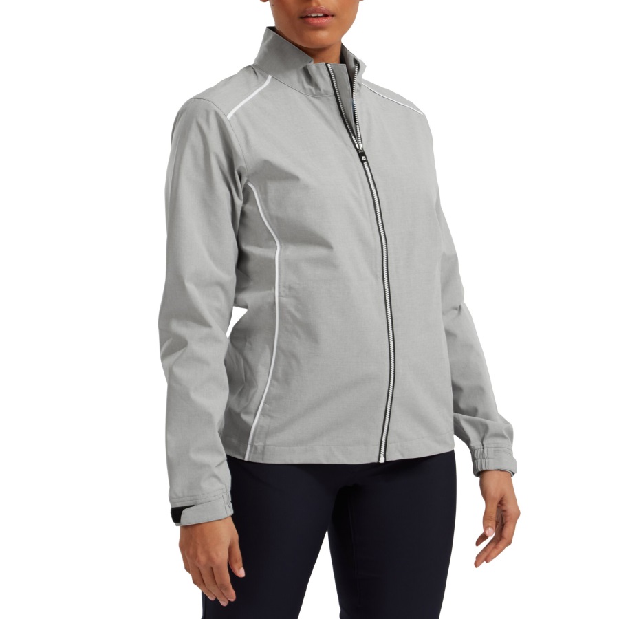 FJ Hydrolite V2 Rain Jacket Women Grey-White Footjoy