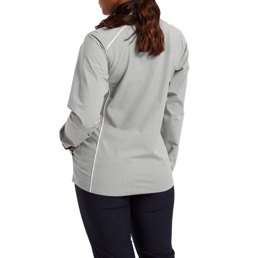 FJ Hydrolite V2 Rain Jacket Women Grey-White Footjoy