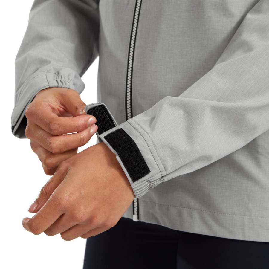 FJ Hydrolite V2 Rain Jacket Women Grey-White Footjoy