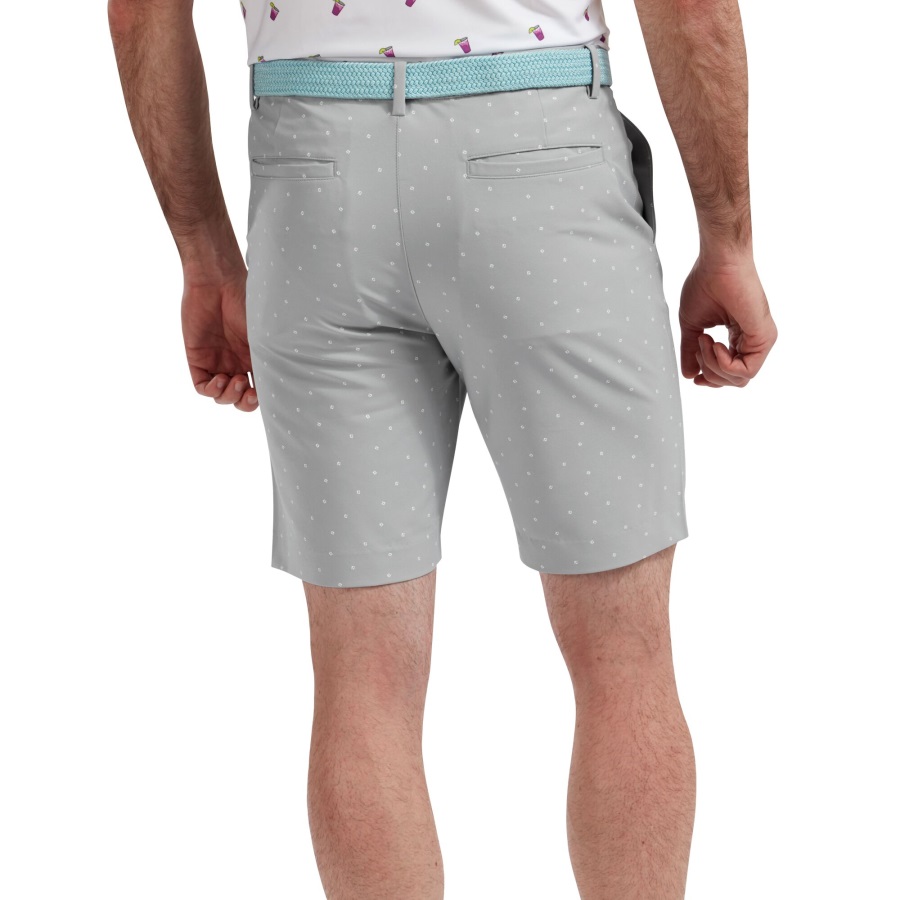 Grey-White Footjoy FJ Lite Tapered Fit Short