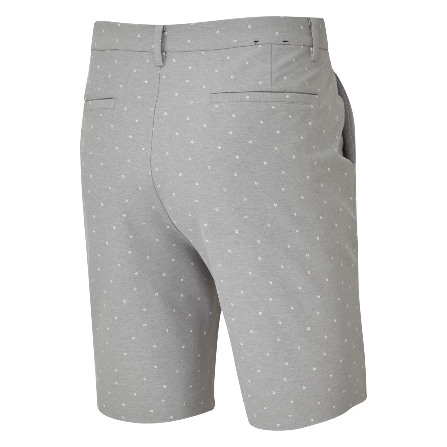 Grey-White Footjoy FJ Lite Tapered Fit Short