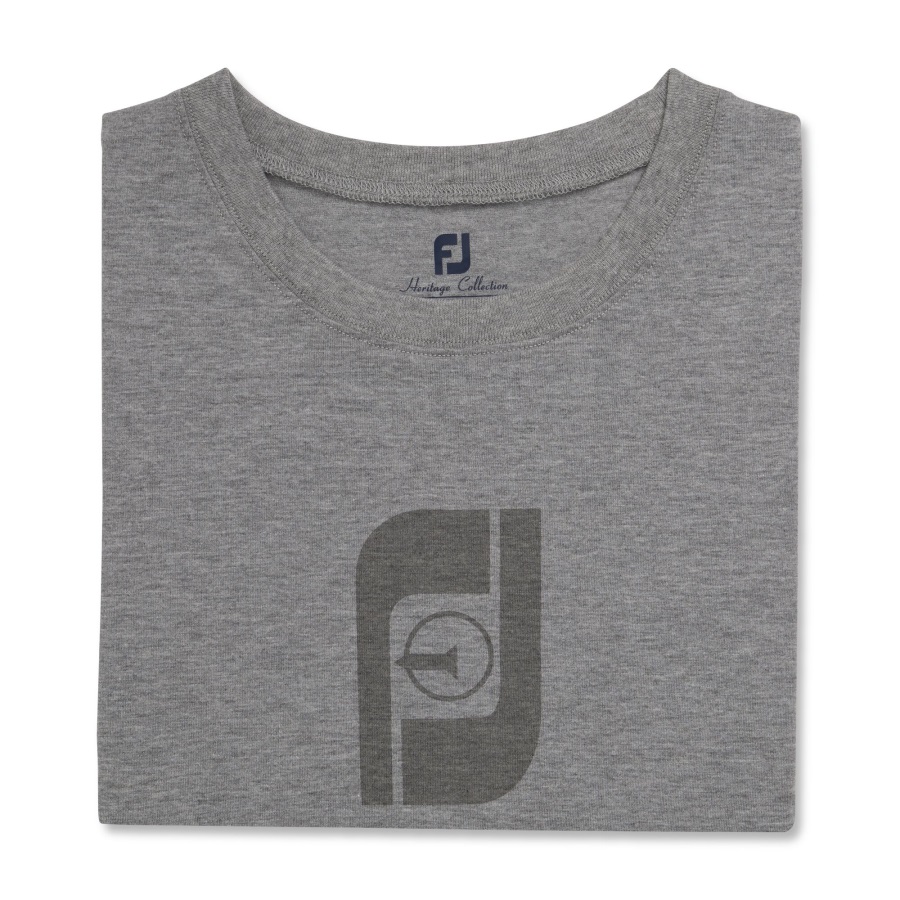 Grey Footjoy FJ Heritage Graphic T-Shirt Women