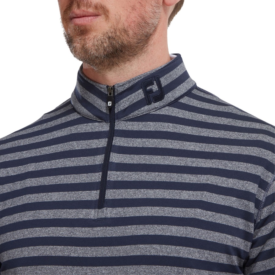 Peached Jersey Tonal Stripe Chill-Out Navy Footjoy