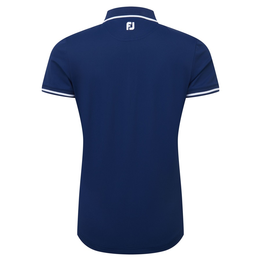 Open Zip Polo Women Open Blue Footjoy
