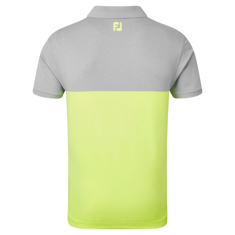 Lisle Engineered Block Heather Grey-Lime Footjoy