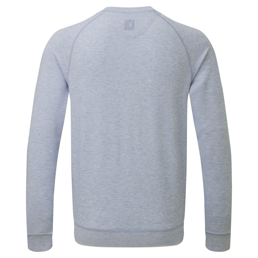 French Terry Crew Neck Sweater Footjoy Grey