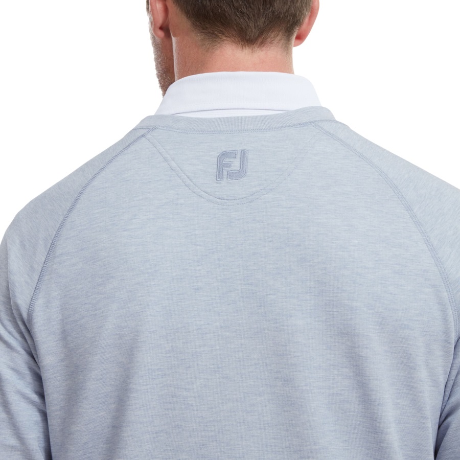 French Terry Crew Neck Sweater Footjoy Grey