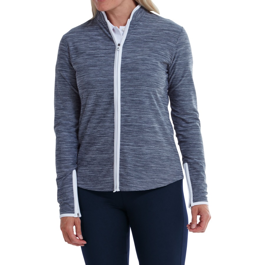 Navy Footjoy Women's Space Dye Fleece