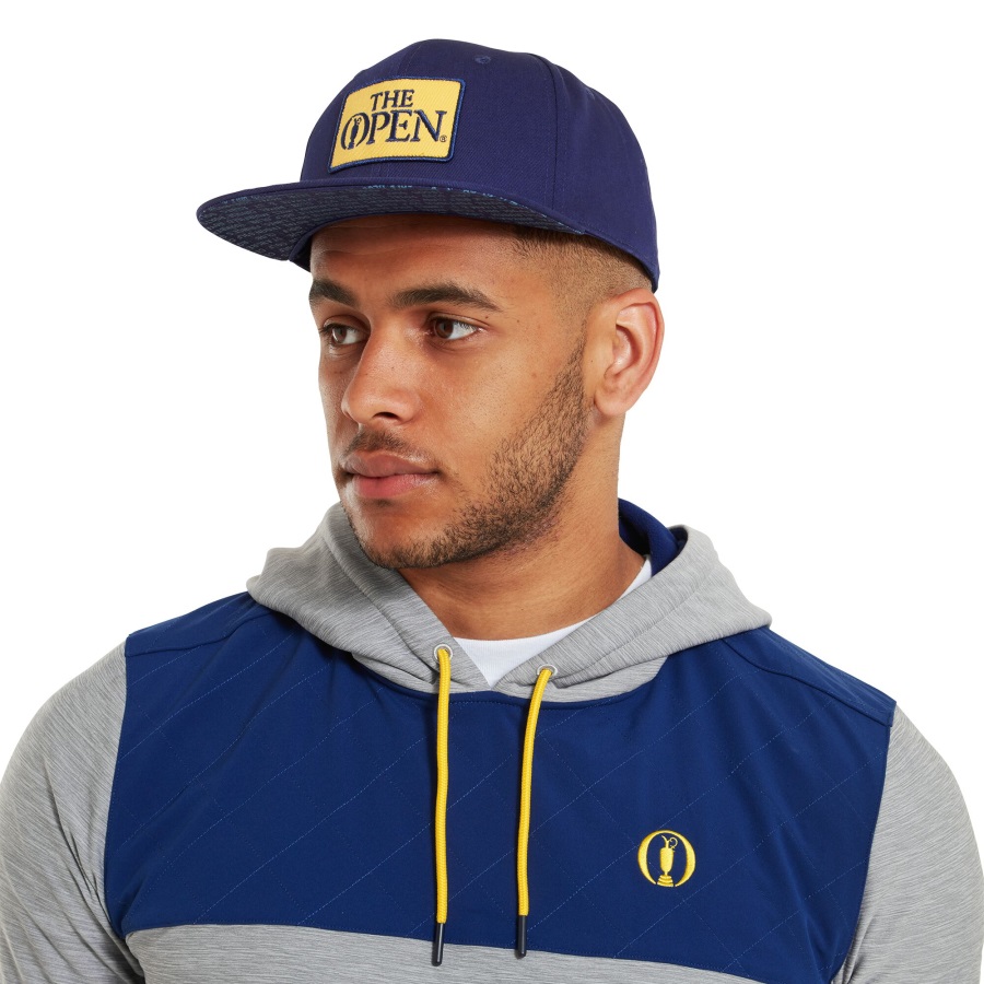 Open Blue Open Flat Brim Cap Footjoy