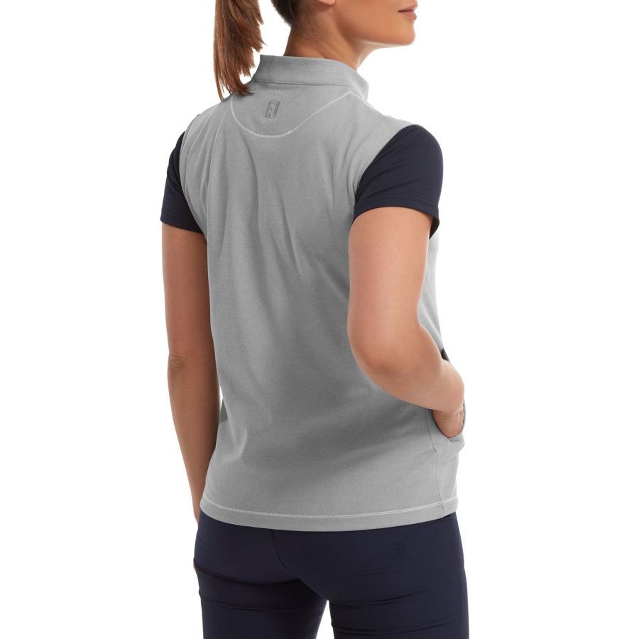 Footjoy Full-Zip Vest Grey
