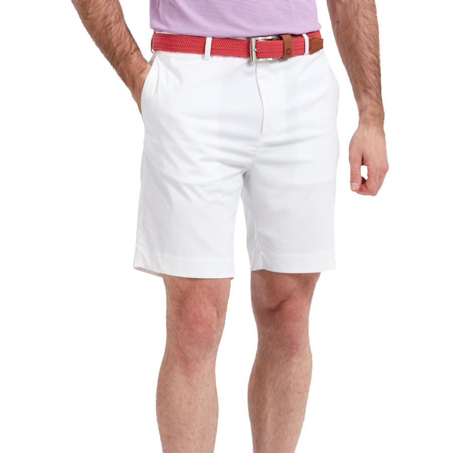 Footjoy White FJ Lite Tapered Fit Short